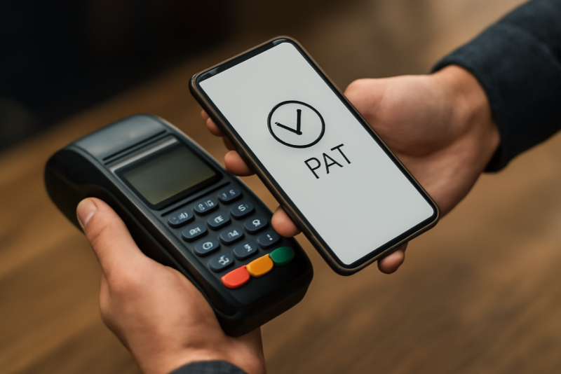 terminal paiement et smartphone avec transaction