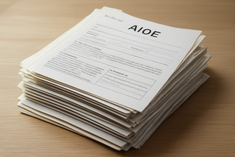 pile de dossiers d'aides et formulaires administratifs