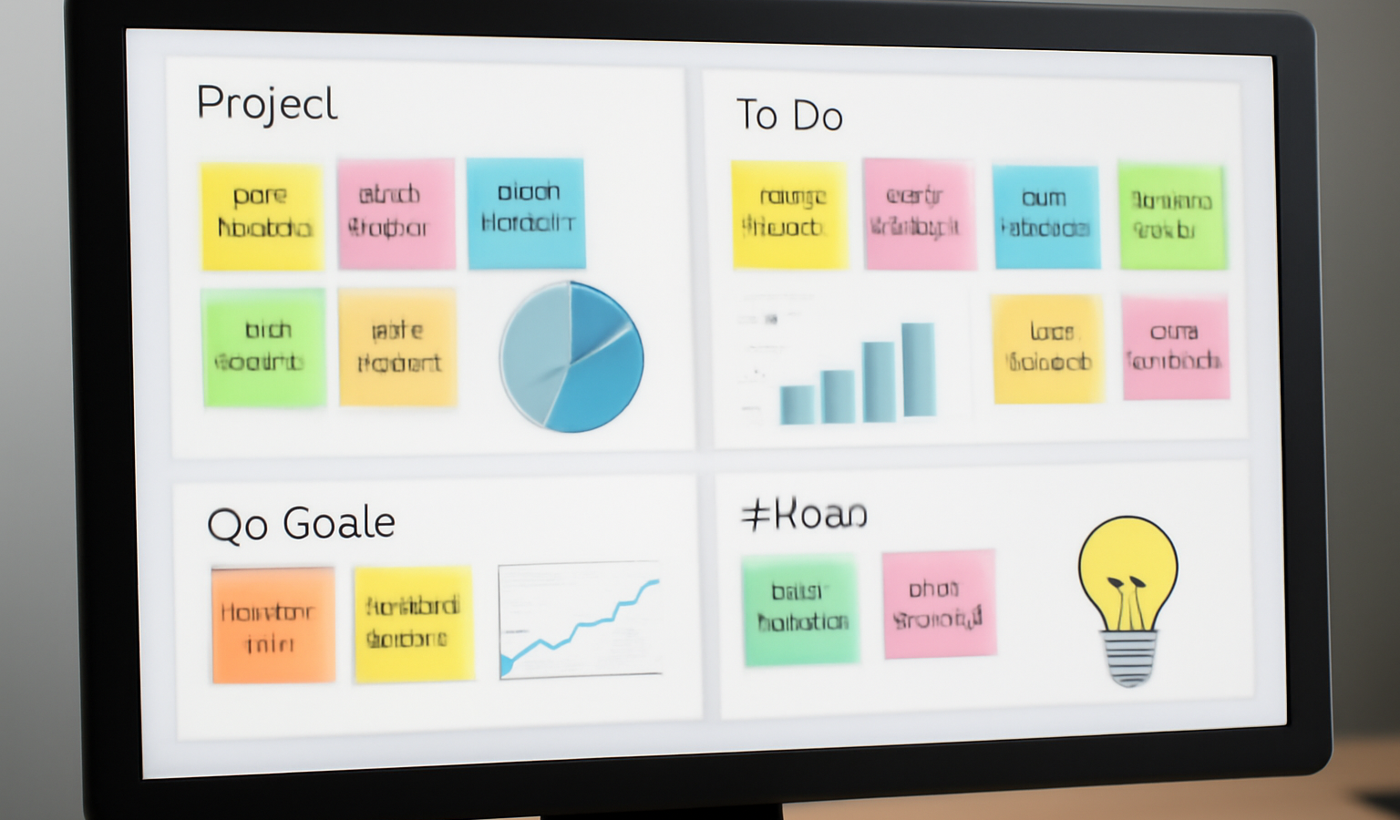 ecran montrant tableau de bord collaboratif