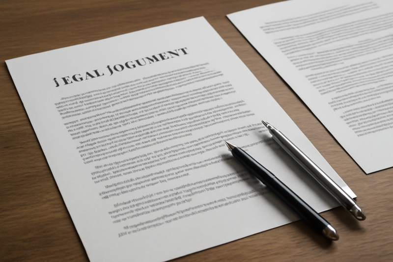 documents legaux et stylos alignes sur bureau
