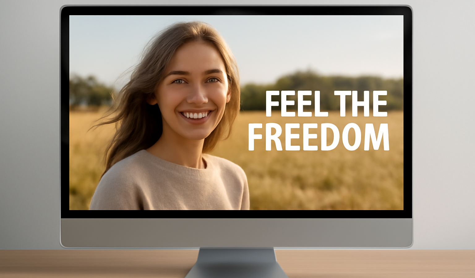 campagne publicitaire affichée sur écran d'ordinateur