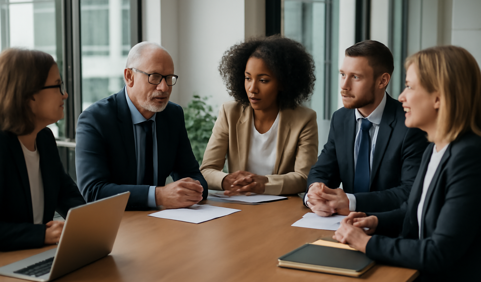 conseil d'administration discutant autour d'une table