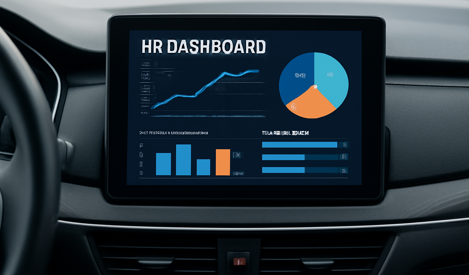 tableau de bord rh avec graphiques
