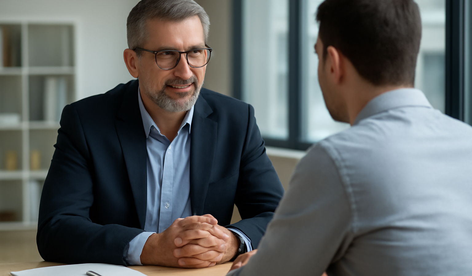 manager en entretien individuel avec collaborateur