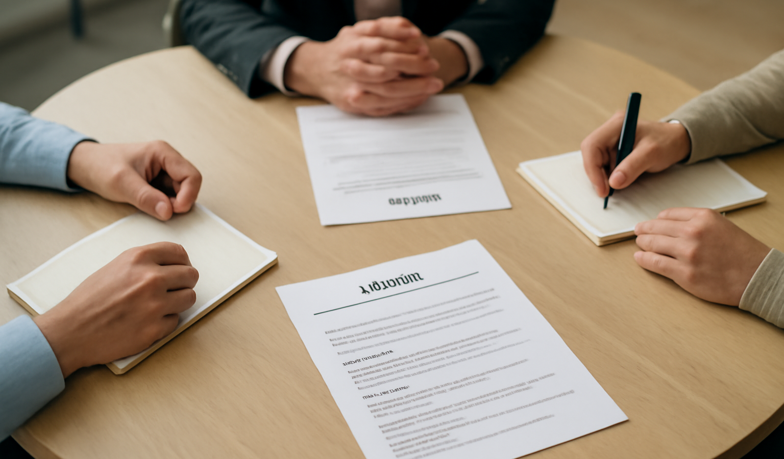 table ronde de selection avec CV et notes
